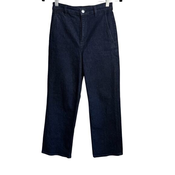 Theory Dark Wash Straight Leg Jeans - Picture 1 of 11